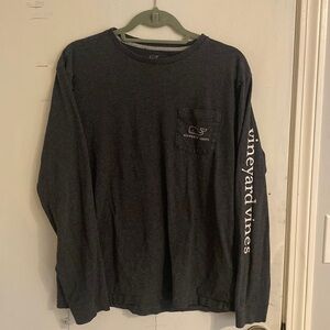 VINEYARD VINES Gray Long Sleeve Size M. 100% Cotton.